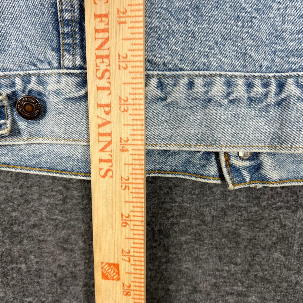 Vintage 90s Levi's Denim Trucker Jacket Medium Type 3 70507 0219 Acid Wash USA - Picture 6 of 9